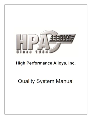 Quality Manual